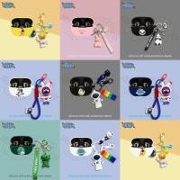 ราคา Cover For Beats Solo Buds 2024 / Studio Buds+ Earphone Silicone Case Green Dinosaur Earbuds Protective Headphone Cover Headset Skin with Pendant (28104332806)