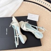 ราคา [สินค้าใหม่] ฝรั่งเศสอ่อนโยนโบว์เปิดนิ้วเท้ารองเท้าแตะส้นสูงผู้หญิงฤดูร้อนสไตล์ใหม่กลับที่ว่างเปล่าหนึ่งคําสายรัดสแควร์นิ้วเท้านางฟ้ารองเท้าส้นสูง (40381791757)