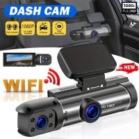 ราคา 1080P Car Dvr WIFI Dash Cam for Cars Dual camera for Vehicle Recorder Video Rear View Camera Black Box car accsesories (26415778311)