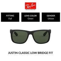 ราคา Ray-Ban Justin - RB4165F 601/71 size 55 -sunglasses แว่นกันแดด (907987425)