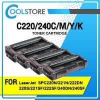 ราคา COOLS หมึกเทียบเท่า C220/SPC220/240BK/C/M/Y For printer Ricoh SPC220N/221N/222DN/C220S/221SF/222SF (4859793796)
