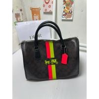 ราคา COACH 33889 Signature Stripe Bennett Satchel Handbag ซื้อมา 10,xxx.- แท้ (40673772185)