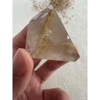ราคา พร้อมส่ง ถ่ายจากสินค้าจริง คริสตัล หินแท้100% ไหมทอง Golden Rutilated Quartz #RT12 (28655717847)