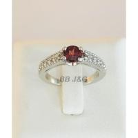 ราคา แหวนเงินพลอยโกเมนแท้จันทบุรี (7042123530)