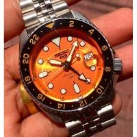 ราคา นาฬิกาข้อมือSeiko 5Sport GMT Automatic Diver’s 100M SSK005K (25845602807)