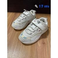 ราคา Fila รองเท้าผ้าใบ 17เซน (แบรนด์แท้ มือ2) (56260822286)