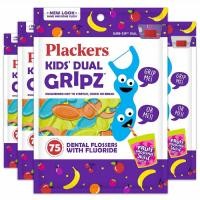 ราคา นำเข้า ไหมขัดฟันเด็ก เคลือบฟลูออไรด์ รสผลไม้ 75 ชิ้น Plackers Kids Dental Floss Picks (7885233853)