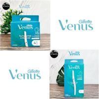 ราคา [Gillette] Venus For Facial Hair & Skin Care 1 Razor, 2 Cartridges ยิลเลตต์ วีนัส มีดโกน สำหรับใบหน้า (22140497053)