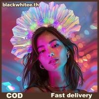 ราคา BWHTE โคมไฟระย้ามงกุฎเรืองแสงแบบ Light Up LED เลเซอร์กระพริบ Headdress Luminous Crown ไนท์คลับปาร์ตี้ Headwear. (48462273010)