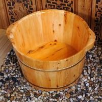 ราคา Cypress Foot Bath ถังไม้หนาพิเศษถังไม้อ่างแช่เท้าเฉพาะถังไม้ขนาดใหญ่สมัยเก่า Woo (57758292560)