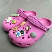 ราคา Crocs รองเท้าเด็กผู้หญิง สีชมพูหวาน เบอร์12 (57558669699)