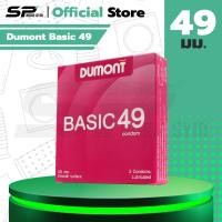 ราคา Dumont Basic 49 ถุงยางอนามัย ผิวเรียบ ฟิตกระชับ ขนาด 49 มม. (1 กล่อง) (58151271900)