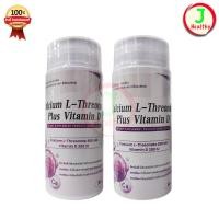 ราคา Calcium L-threonate 775 mg Vitamin D 50 IU SHP แคลเซียม แอล-ทรีโอเนท 30 เม็ด / 60 เม็ด (25019568963)