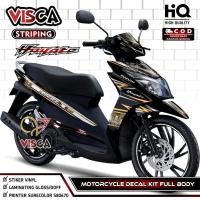 ราคา Hayate 125 Full Body Decal - Hayate Fullbody Sticker - Suzuki Hayate 125 Decal - Hayate Skull Variation Striping (29244619789)