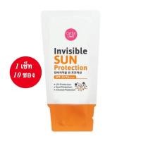 ราคา ( 1 เซ็ท 10 ซอง )กันแดดล่องหน Cathy Doll Invisible Sun Protection SPF33 PA+++ (แบบซอง5g.) (6215183100)