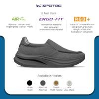 ราคา SPOTEC SLIP ON รองเท้าบทความ SHELDON - สีเทาเข้ม (56456521751)