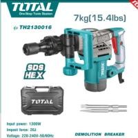 ราคา TOTAL TH2130016 เครื่องสกัด เจาะทำลาย แย๊ก ปูน คอนกรีต ไฟฟ้า 1,300 วัตต์ (13051012997)