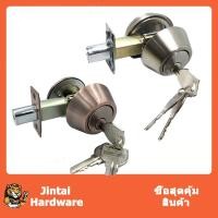 ราคา 2100 | กุญแจลิ้นตาย DeadBolt Lock สเตนเลส แบบไข 1 ด้าน ไส้กุญแจทองเหลือง ระบบ 5 ลูกปืน ไม่เป็นสนิม ไม่ลอก ไม่ดำ (27011675961)