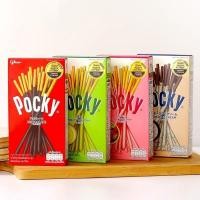 ราคา ประเทศไทยนําเข้า Glico Pocky Matcha Strawberry Flavour Chocolate Coated Biscuit Bars Casual Snacks LS62426 @ (49412740089)