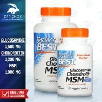 ราคา [พร้อมส่ง] Doctor's Best Glucosamine Chondroitin + MSM [ZAYCHIK] (18907998891)