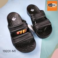 ราคา ADDA รองเท้าแตะยางผู้ชายแบบสวม รุ่น 19201-M1 สีดำ (7-10) (54151021038)