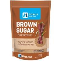 ราคา มิตรผลน้ำตาลทรายแดง 500กรัม Mitrphol Brown Sugar 500G. [หมายเลขบาร์โค้ด 8850256500050 ] (54062611499)