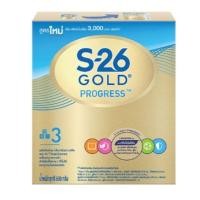 ราคา เอส-26 โกลด์ โปรเกรส นมผงปรุงแต่งกลิ่นวานิลลา สูตร 3 รสจืด 600 กรัม หมดอายุ 11/2021 (9402523725)
