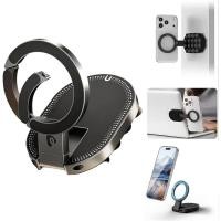ราคา 3-in-1MagneticSuctionCupPhoneMount,พับได้&360°RotatablLockSuctionMountwithHook,UniversalPortableTravelPhoneStandforCar,Gym,ห้องครัว,Desk(1) (47210113741)