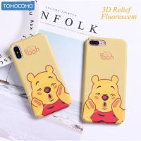 ราคา เคสพีซีหมีพูห์เคสสำหรับ iPhone 6 6Plus 7 7P 8 ตัวอักษร 8Plus X กลับปกคลุมผิว Coque Capa (850216165)