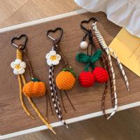 ราคา New DIY Cute Cherry Flower Mobile Phone Lanyard Cute Creative Lanyard miu Style All-Match Bag Pendant (44181871038)