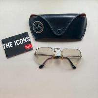 ราคา [Used] แว่นกันแดดของแท้ Ray Ban Aviator (Rimless) (56810907267)