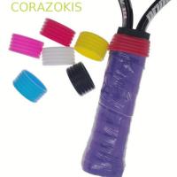 ราคา CORAZOKIS 4 ชิ้นยางไม้เทนนิส Grip, ซิลิโคนยืดไม้เทนนิส Grip, อุปกรณ์กีฬา Overgrips คงที่ยืดแร็กเก็ตแหวนยางไม้เทนนิส (48362563101)