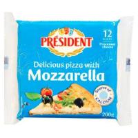 ราคา [สินค้าส่งด่วน] เพรสซิเดนท์ มอสซาเรลล่าชีส 10 แผ่น 200 กรัม PRESIDENT MOZZARELLA CHEESE 10 SLICES 200 G (51562054722)