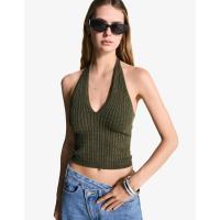 ราคา เสื้อคล้องคอผ้าถัก Bershka origina (56856013161)