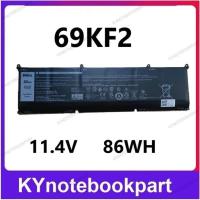 ราคา BATTERY ORIGINAL DELL XPS 15 9500 Inspiron 15 7510 16 7610 Precision 5550 Alienware M15 R3 R4 R6 69KF2 (50160347899)