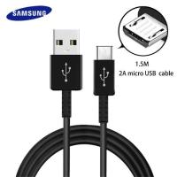 ราคา สายชาร์จ Samsung Micro USB ยาว 1.5 เมตร สีดำ (รับประกัน3เดือน) (7961680568)