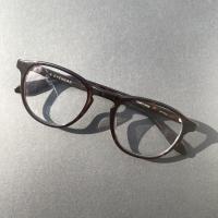 ราคา (มือสอง)(กรอบแว่น+เลนส์กรองแสงธรรมดา) แว่นสายตา V EYEWEAR, รุ่น Myra สีน้ำตาลกระ ทรงหยดน้ำ (17808960932)