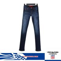 ราคา GA Blue 927 กางเกงยีนส์ผู้ชาย Low Rise Slim Fit - 1224 (23569002254)