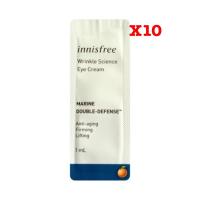 ราคา Innisfree Wrinkle Science Eye Cream 1 ml.*10 (3688089632)