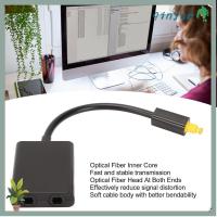 ราคา QINJUE Digital Optical Audio Splitter, 1 Input 2 Output 2 Way Optical Cable Splitter Adapter, Surround Sound Toslink Splitter Adapter โทรทัศน์ดาวเทียม (54261783397)