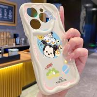 ราคา เข้ากันได้กับ Infinix Note 40 30 12 Pro Hot 40 40i 30i 20S 20i 12i น่ารัก Disney Mickey Minnie Case ฝาครอบคลื่นด้านใน (53112299081)