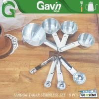 ราคา ชุดช้อนตวง ชุดช้อนตวงเงินสแตนเลส 8 ชิ้น ช้อนตวงเหล็ก (56607678087)