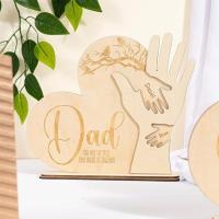ราคา ส่วนบุคคลที่กําหนดเองพ่อมือป้ายกรอบไม้ตกแต่งโต๊ะของขวัญพ่อวันพ่อคริสต์มาสวันเกิดครอบครัวมือโล่ของขวัญจากลูกสาวลูกชายภรรยาตกแต่งบ้าน (54010099610)