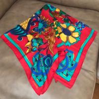 ราคา Chanel Silk Scarf 90x90 cm. (7405510163)