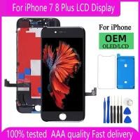 ราคา 100% ทดสอบหน้าจอสําหรับ 7 8 Plus จอแสดงผล LCD 3D Touch Screen Digitizer Assembly สําหรับ 7 8 Plus เปลี่ยนจอแสดงผล (41681133159)
