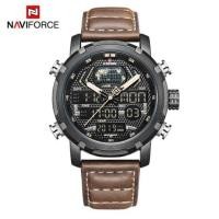 ราคา NEW นาฬิกา นาฬิกา naviforce แท้ ของแท้ราคาถูก รุ่น NF9160 B/Y/BN สายหนังสีน้ำตาลเหลือง รับประกัน 1ปี มีเก็บเงินปลายทาง (2090737586)