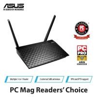 ราคา ASUS RT-N12+ N300 3in1 WiFi Router, Access Point, Range Extender Asus RT-N12+ Wireless N300 3 in 1 Wi-fi Router (45011545033)