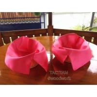 ราคา ลดล้างสต็อค! Set ตะกร้าหวายเทียม + ผ้ารองไหมเทียมอย่างดี (สีชมพูมงคล) จำนวน 2 ชุด (308815078)