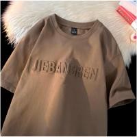 ราคา เสื้อยืดคอกลมแขนสั้น เสื้อยืดผู้ชาย ลายเท่ๆอังกฤษสไตล์นูน (22951441701)