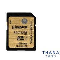ราคา Kingston SDcard 32GB SDHC/SDXC Class 10 UHS-I Card (SDA10/32GB) (8939709766)